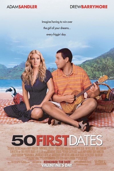 Download 50 First Dates (2004) Dual Audio {Hindi-English} Movie 480p | 720p | 1080p Bluray ESub